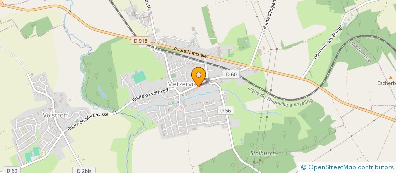 localisation de l'entreprise MADAME MARINE POKORA  METZERVISSE