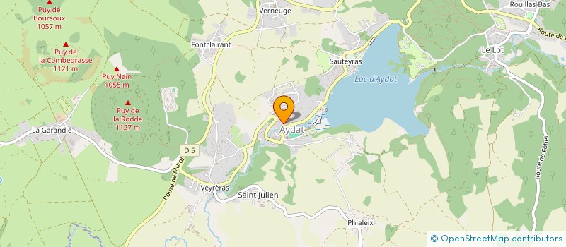 localisation de l'entreprise MADAME MARINE POMMIER  AYDAT