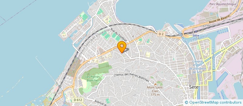 localisation de l'entreprise MADAME MARINE PONS à SETE