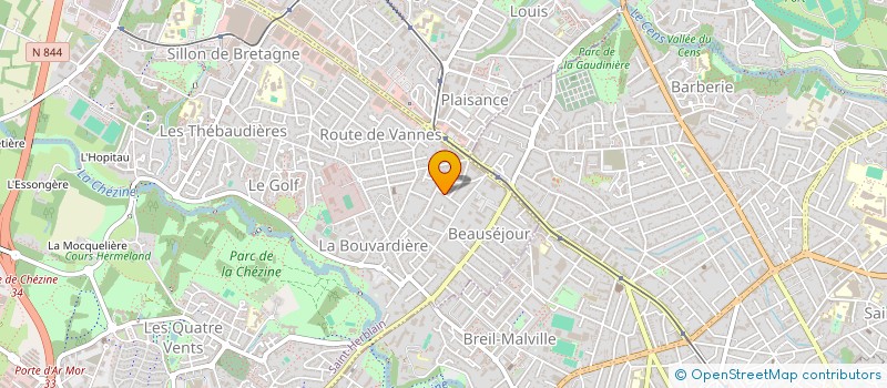 localisation de l'entreprise MADAME MARINE PONS  SAINT-HERBLAIN