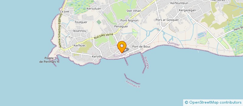 localisation de l'entreprise MADAME MARINE PORIEL à PENMARCH