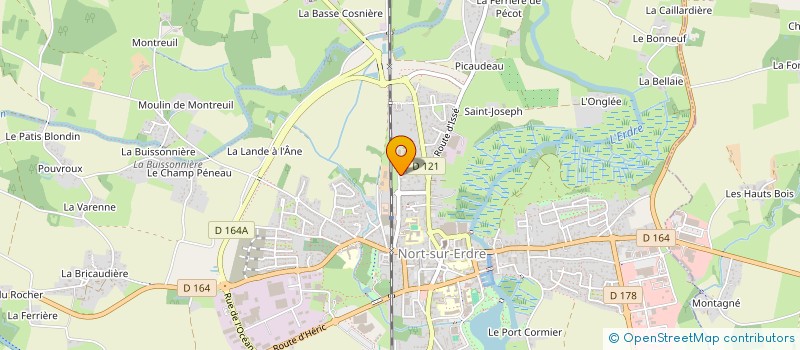 localisation de l'entreprise MADAME MARINE POTTIER à NORT-SUR-ERDRE