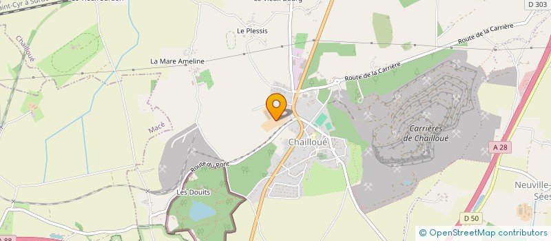 localisation de l'entreprise MADAME MARINE POTTIER  CHAILLOUE