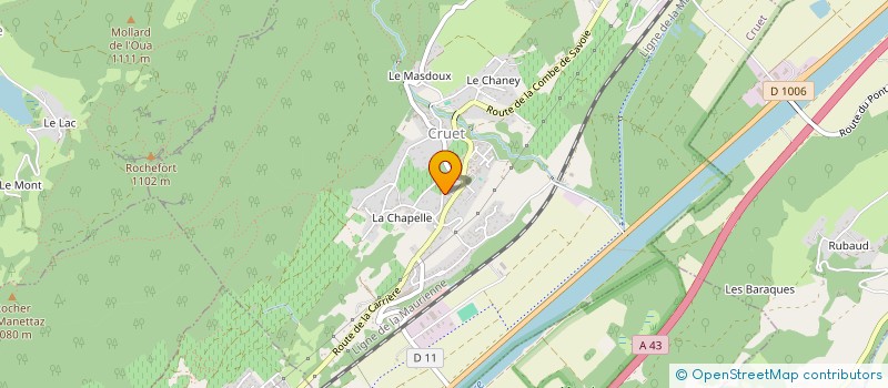 localisation de l'entreprise MADAME MARINE POURRE  CRUET