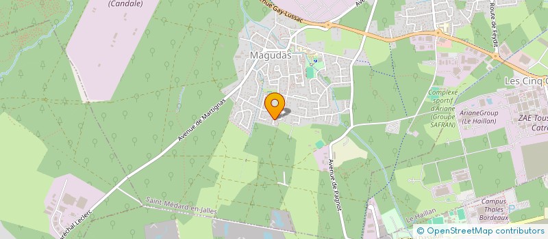 localisation de l'entreprise MADAME MARINE PRAJS  VILLENAVE-D'ORNON