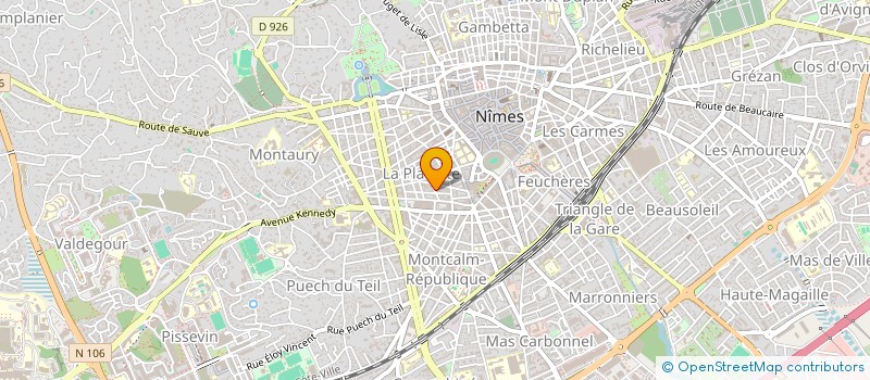 localisation de l'entreprise MADAME MARINE PRAX à NIMES