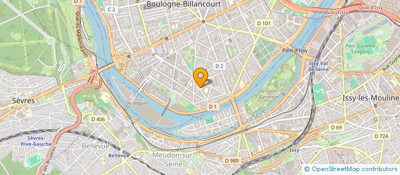 localisation de l'entreprise MADAME MARINE PREVERAUD DE LABOUTRESSE à BOULOGNE-BILLANCOURT