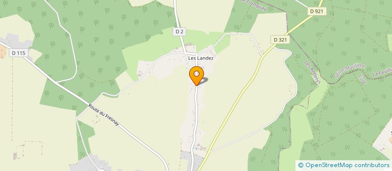 localisation de l'entreprise MADAME MARINE PREVOST  LE TRONQUAY