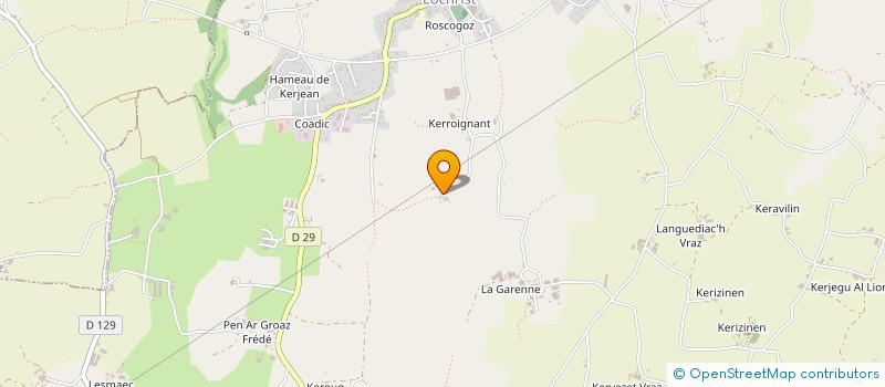 localisation de l'entreprise MADAME MARINE PRIGENT  PLOUNEVEZ-LOCHRIST