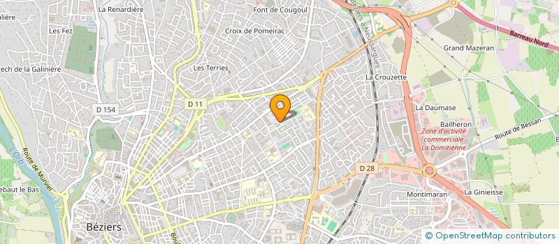 localisation de l'entreprise MADAME MARINE PROCUREUR  BEZIERS