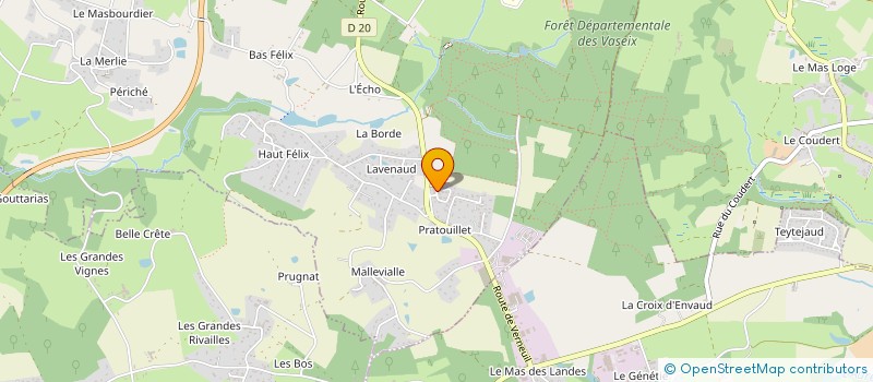 localisation de l'entreprise MADAME MARINE PROST à VERNEUIL-SUR-VIENNE
