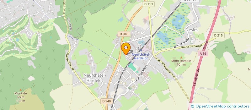 localisation de l'entreprise MADAME MARINE PRUVOST  NEUFCHATEL-HARDELOT