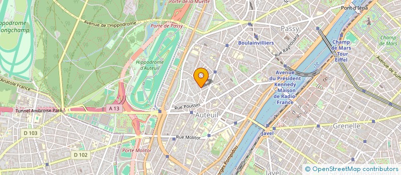 localisation de l'entreprise MADAME MARINE PUYBONNIEUX  CHATENAY-MALABRY