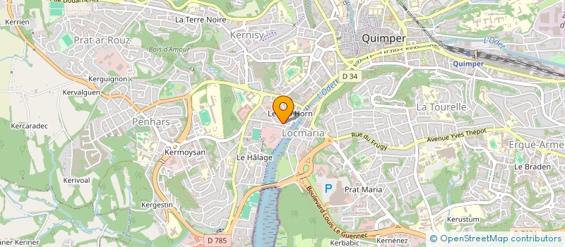 localisation de l'entreprise MADAME MARINE QUEMERE à QUIMPER