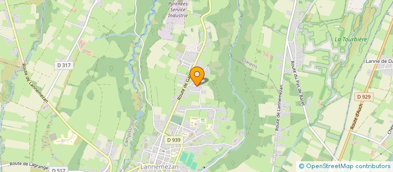 localisation de l'entreprise MADAME MARINE QUEROL  LANNEMEZAN