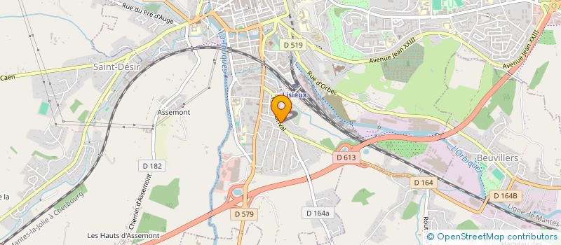 localisation de l'entreprise MADAME MARINE QUESTEL  LISIEUX