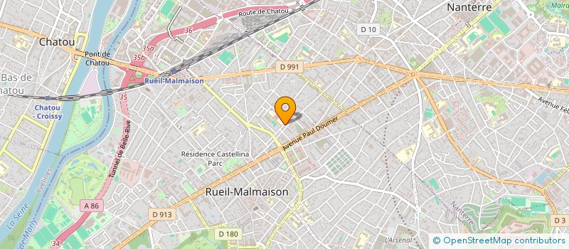 localisation de l'entreprise MADAME MARINE QUEVAINE à RUEIL-MALMAISON