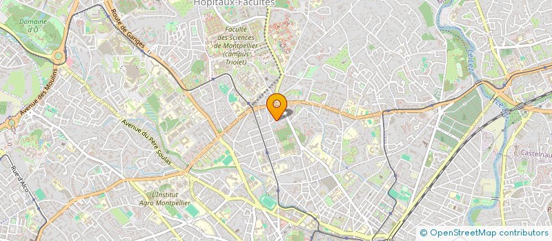 localisation de l'entreprise MADAME MARINE QUILLERET à MONTPELLIER