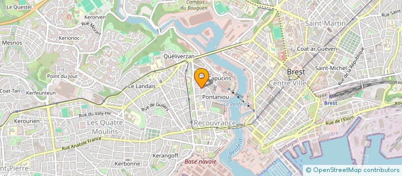 localisation de l'entreprise MADAME MARINE QUIMERCH à BREST