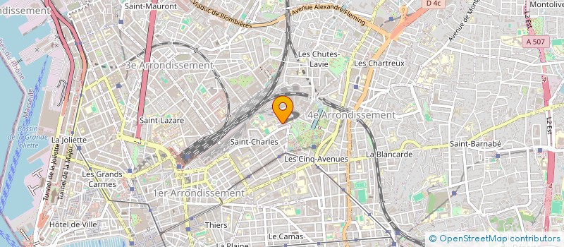 localisation de l'entreprise MADAME MARINE QUINIOU à MARSEILLE