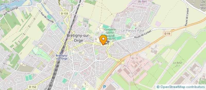 localisation de l'entreprise MADAME MARINE RABY à BRETIGNY-SUR-ORGE