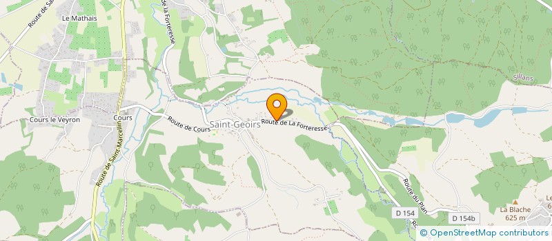 localisation de l'entreprise MADAME MARINE RAFIN  SAINT-GEOIRS