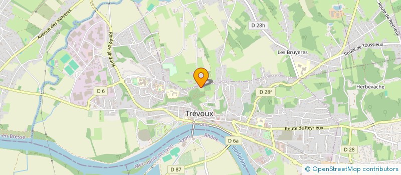 localisation de l'entreprise MADAME MARINE RAMBOZ  TREVOUX