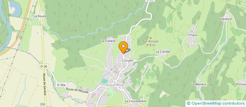 localisation de l'entreprise MADAME MARINE RAPHANEL à JUJURIEUX