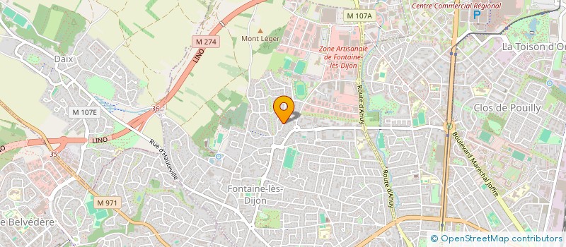 localisation de l'entreprise MADAME MARINE REBOUILLAT à FONTAINE-LES-DIJON
