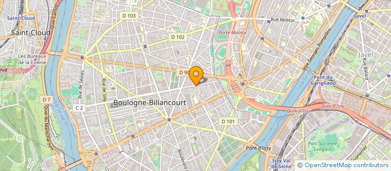 localisation de l'entreprise MADAME MARINE REMBAUD à BOULOGNE-BILLANCOURT
