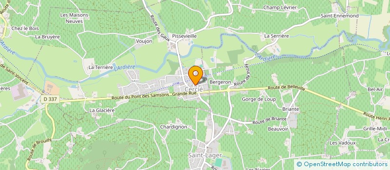 localisation de l'entreprise MADAME MARINE REMUET à BELLEVILLE-EN-BEAUJOLAIS