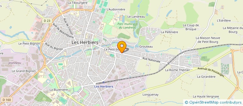 localisation de l'entreprise MADAME MARINE REMY  LES HERBIERS