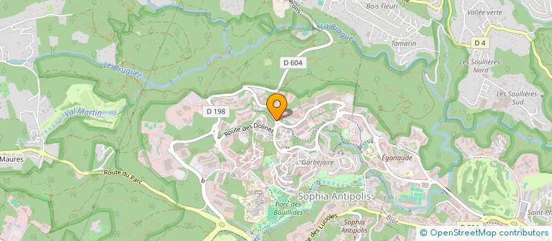 localisation de l'entreprise MADAME MARINE REVOL  VALBONNE