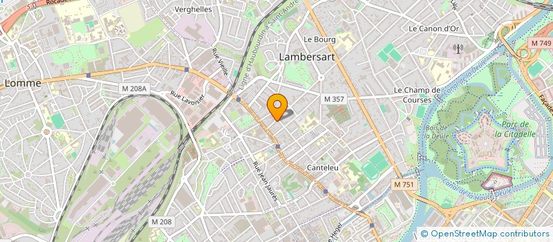 localisation de l'entreprise MADAME MARINE RICHERME à LILLE