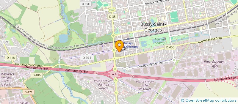 localisation de l'entreprise MADAME MARINE RICHET  BUSSY-SAINT-GEORGES