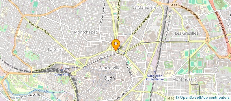 localisation de l'entreprise MADAME MARINE RIONDET  DIJON