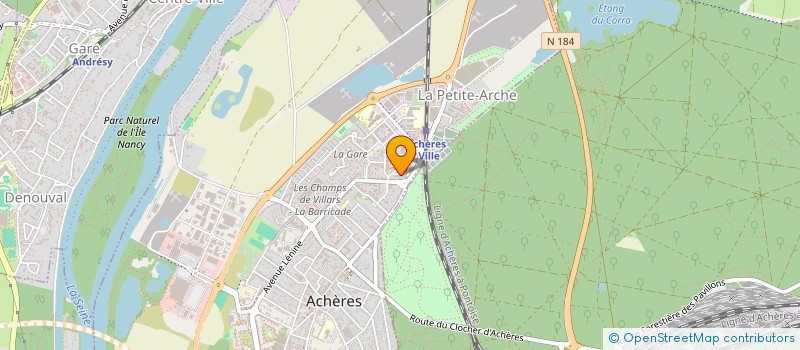 localisation de l'entreprise MADAME MARINE ROBERT  ACHERES