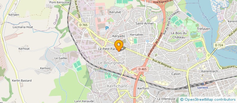 localisation de l'entreprise MADAME MARINE ROBIN  LORIENT