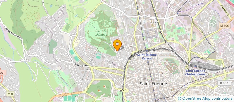 localisation de l'entreprise MADAME MARINE ROCHET  SAINT-ETIENNE