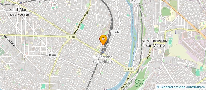 localisation de l'entreprise MADAME MARINE RODRIGUES à SAINT-MAUR-DES-FOSSES