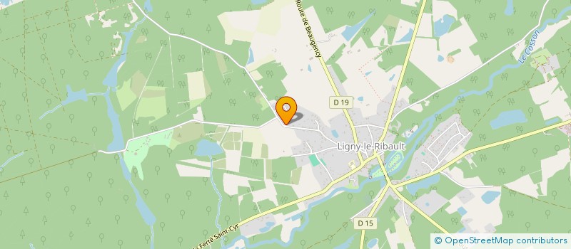 localisation de l'entreprise MADAME MARINE ROLLERI à LIGNY-LE-RIBAULT