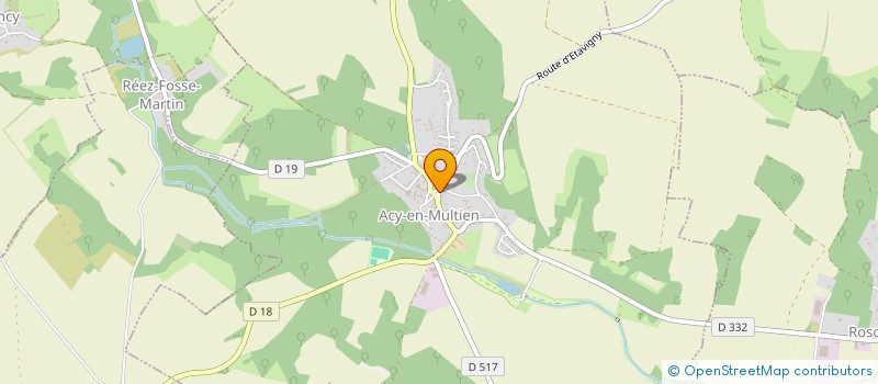 localisation de l'entreprise MADAME MARINE ROSA  ACY-EN-MULTIEN