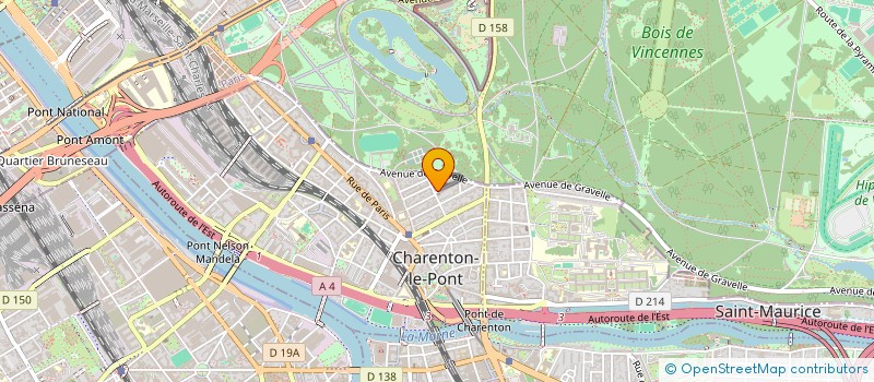 localisation de l'entreprise MADAME MARINE ROSSET  CHARENTON-LE-PONT