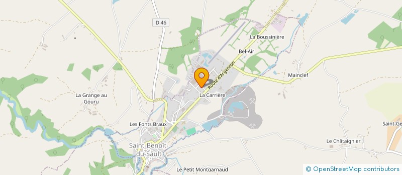 localisation de l'entreprise MADAME MARINE ROSTAN à SAINT-BENOIT-DU-SAULT
