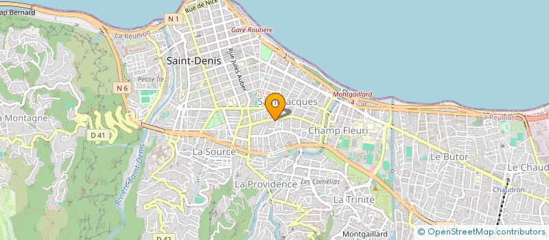 localisation de l'entreprise MADAME MARINE ROSZAK  SAINT-DENIS