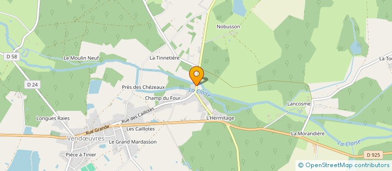 localisation de l'entreprise MADAME MARINE ROUET à NEUILLAY-LES-BOIS