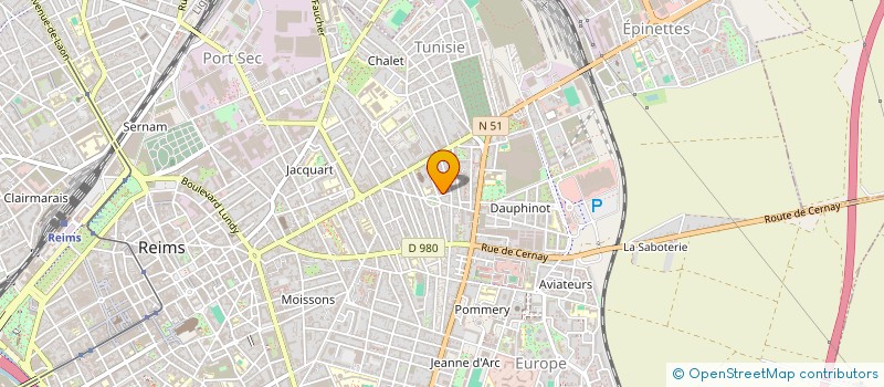 localisation de l'entreprise MADAME MARINE ROUSSEAU  REIMS