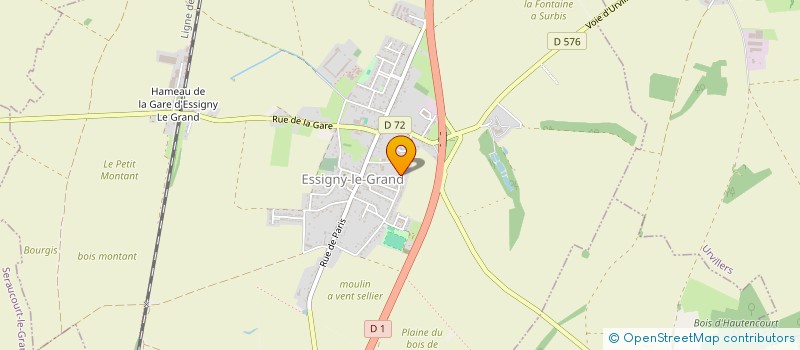 localisation de l'entreprise MADAME MARINE ROUSSEAUX à ESSIGNY-LE-GRAND