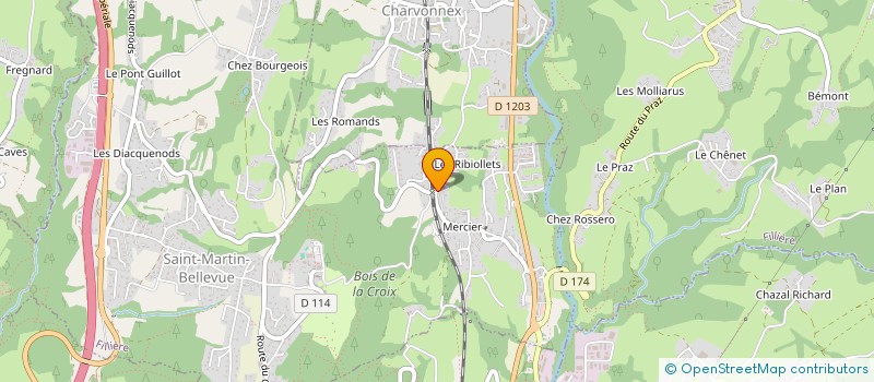 localisation de l'entreprise MADAME MARINE ROUSSIER  FILLIERE