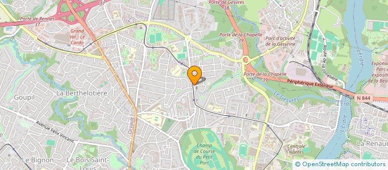 localisation de l'entreprise MADAME MARINE ROUX à NANTES